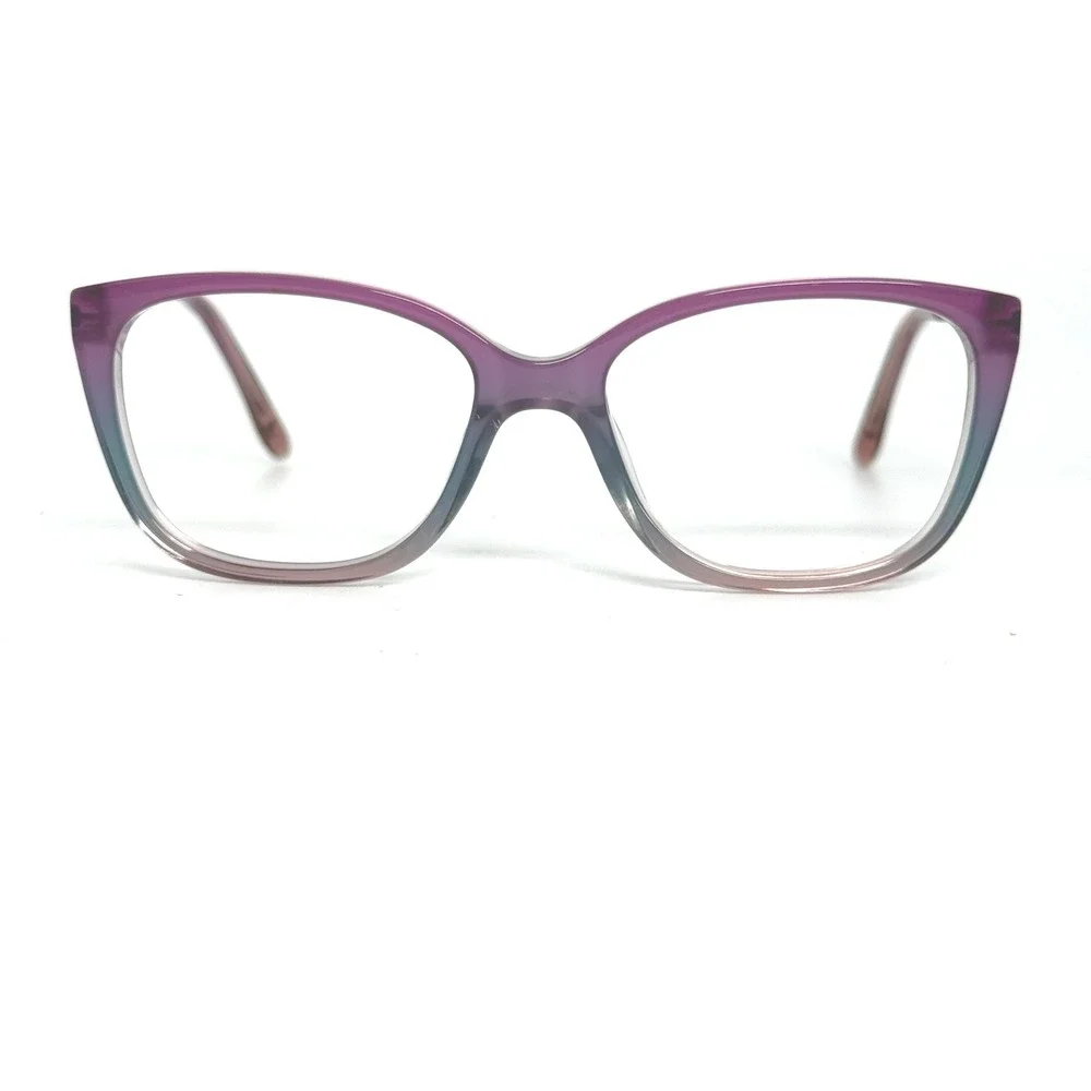 BCBGMAXAZRIA Galena Purple Fade Cat Eye Eyeglasses‎ Frames Made Italy 48 15 130